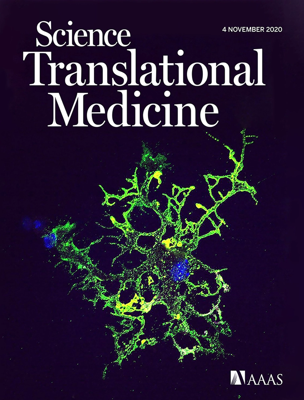 Moran Yadid on Science Magazine cover
