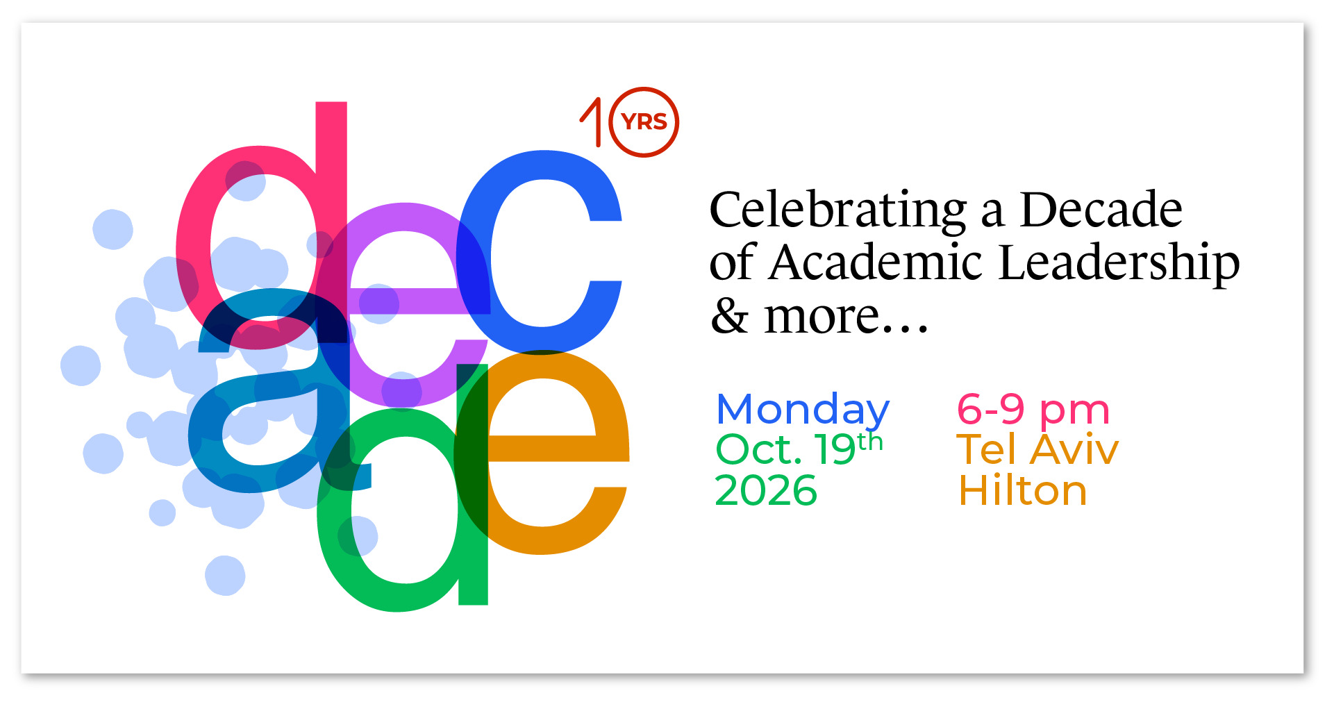 Zuckerman Decade Event